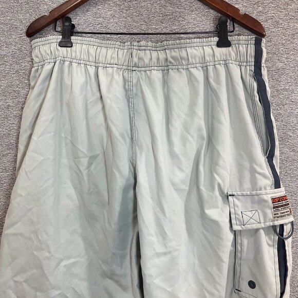 Rip Zone Board Shorts Men Size L Cargo Mid Thigh Drawstring Outdoor Swim Surf - Picture 11 of 16